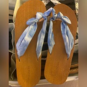 Tye dye sandals